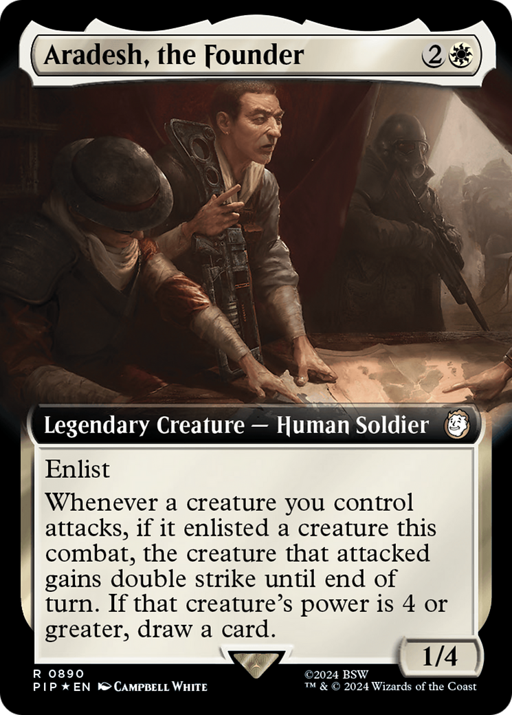 Aradesh, the Founder (Extended Art) (Surge Foil) [Fallout] - The Mythic Store | 24h Order Processing