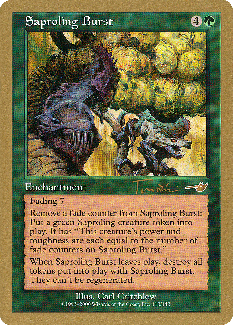 Saproling Burst (Jan Tomcani) [World Championship Decks 2001] - The Mythic Store | 24h Order Processing