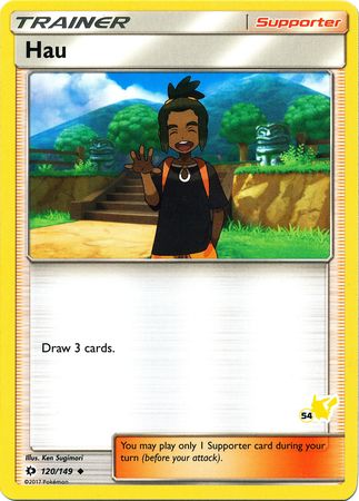 Hau (120/149) (Pikachu Stamp #54) [Battle Academy 2020] - The Mythic Store | 24h Order Processing