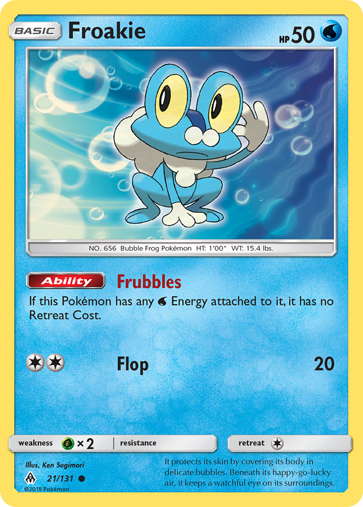 Froakie (21/131) [Sun & Moon: Forbidden Light] - The Mythic Store | 24h Order Processing