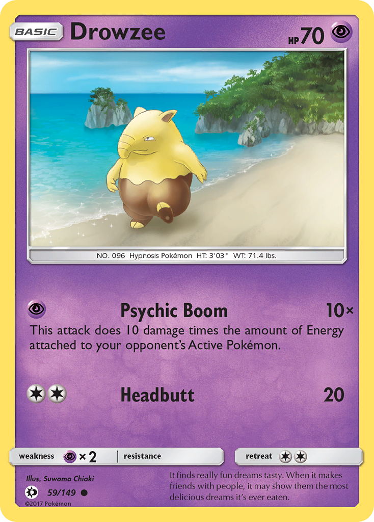 Drowzee (59/149) [Sun & Moon: Base Set] - The Mythic Store | 24h Order Processing
