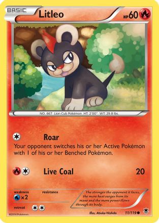 Litleo (11/119) [XY: Phantom Forces] - The Mythic Store | 24h Order Processing