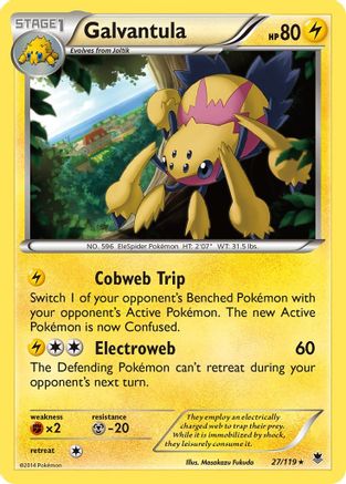 Galvantula (27/119) [XY: Phantom Forces] - The Mythic Store | 24h Order Processing