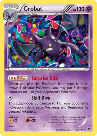 Crobat (33/119) [XY: Phantom Forces] - The Mythic Store | 24h Order Processing