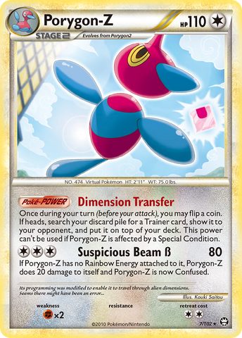 Porygon-Z (7/102) [HeartGold & SoulSilver: Triumphant] - The Mythic Store | 24h Order Processing