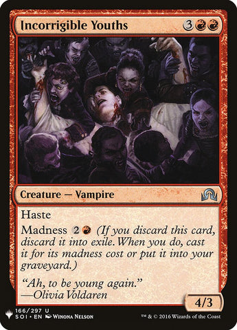Incorrigible Youths [Mystery Booster] - The Mythic Store | 24h Order Processing