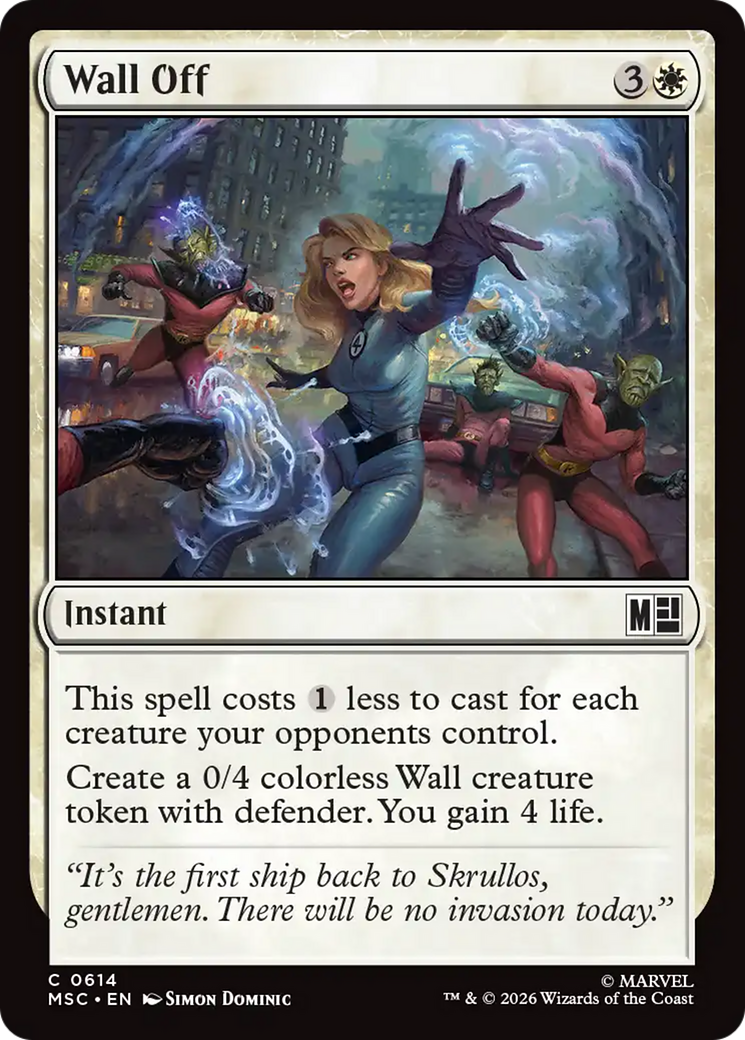 Wall Off [Marvel Super Heroes Commander] - The Mythic Store | 24h Order Processing