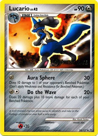 Lucario (53/127) (Prerelease Promo) [Diamond & Pearl: Black Star Promos] - The Mythic Store | 24h Order Processing