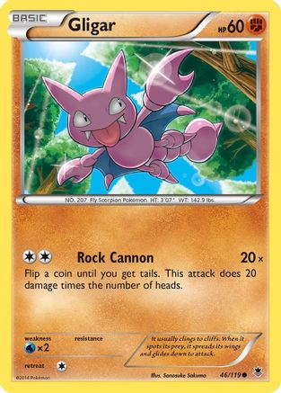 Gligar (46/119) [XY: Phantom Forces] - The Mythic Store | 24h Order Processing