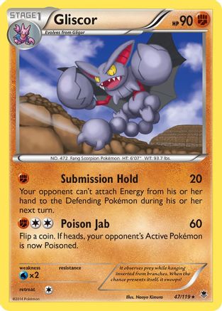 Gliscor (47/119) [XY: Phantom Forces] - The Mythic Store | 24h Order Processing