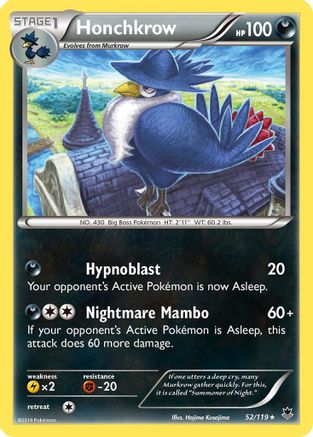 Honchkrow (52/119) [XY: Phantom Forces] - The Mythic Store | 24h Order Processing