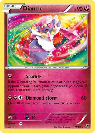Diancie (71/119) [XY: Phantom Forces] - The Mythic Store | 24h Order Processing