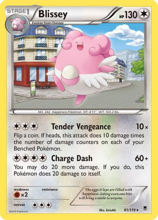 Blissey (81/119) [XY: Phantom Forces] - The Mythic Store | 24h Order Processing