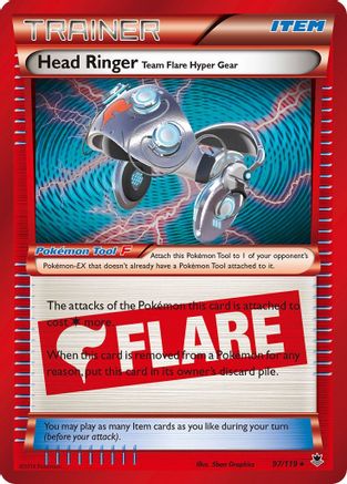 Head Ringer Team Flare Hyper Gear (97/119) [XY: Phantom Forces] - The Mythic Store | 24h Order Processing
