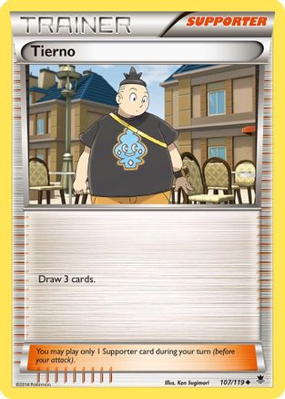 Tierno (107/119) [XY: Phantom Forces] - The Mythic Store | 24h Order Processing