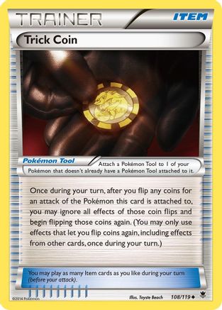 Trick Coin (108/119) [XY: Phantom Forces] - The Mythic Store | 24h Order Processing