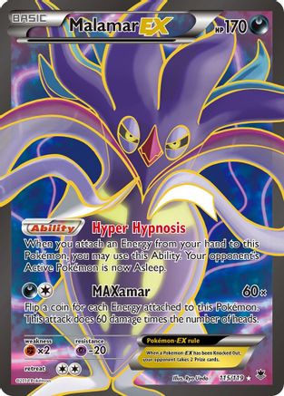Malamar EX (115/119) [XY: Phantom Forces] - The Mythic Store | 24h Order Processing