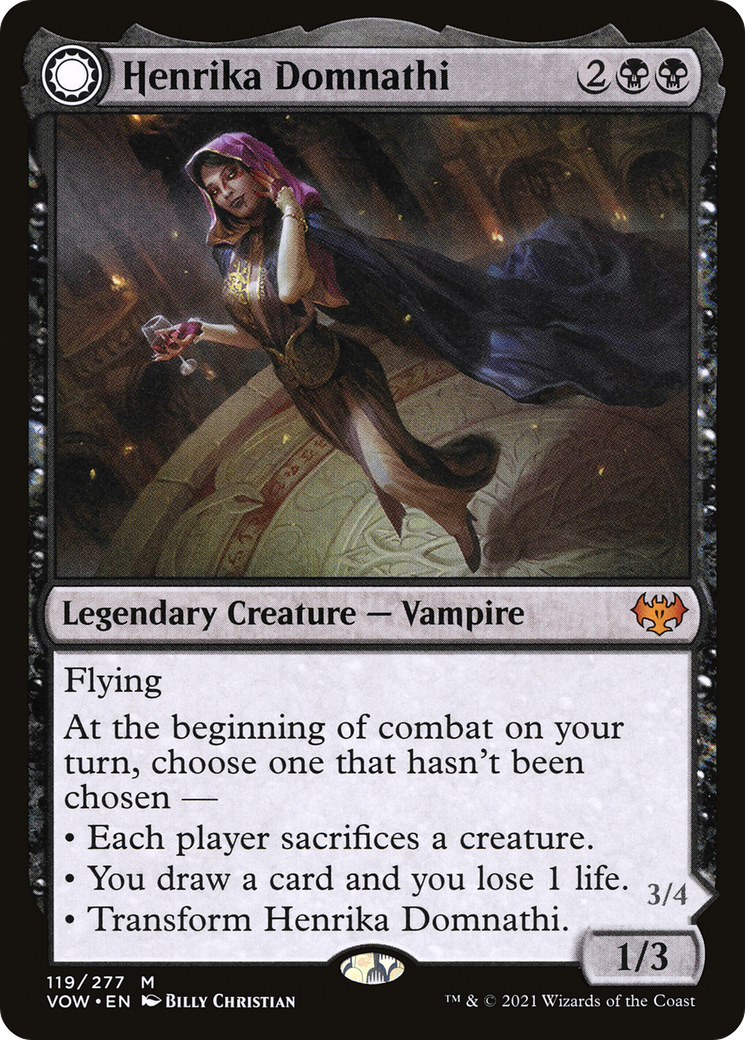 Henrika Domnathi // Henrika, Infernal Seer [Innistrad: Crimson Vow] - The Mythic Store | 24h Order Processing