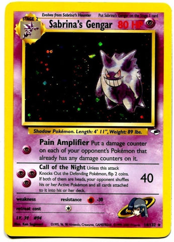 Sabrina's Gengar (14/132) [Gym Heroes Unlimited] - The Mythic Store | 24h Order Processing