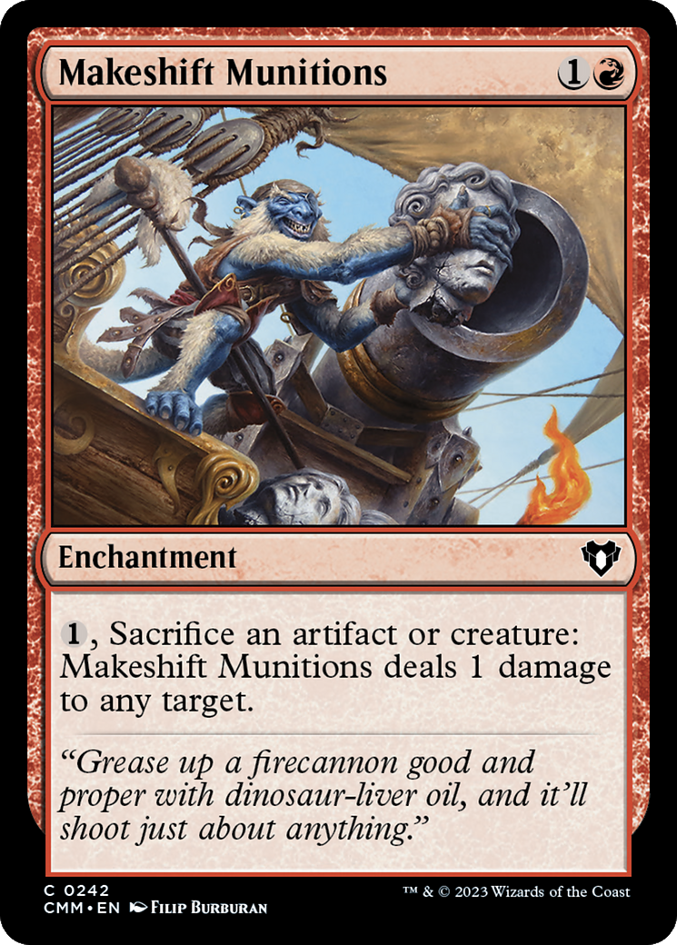 Makeshift Munitions [Commander Masters] - The Mythic Store | 24h Order Processing