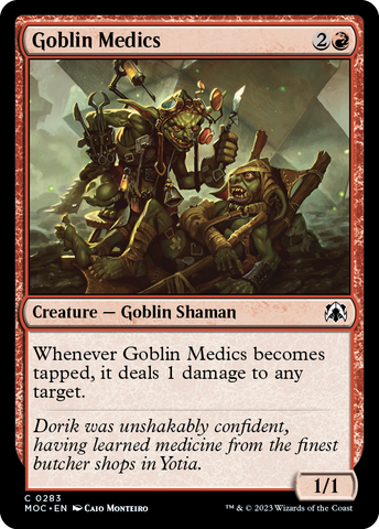 Goblin Medics [March of the Machine Commander] - The Mythic Store | 24h Order Processing