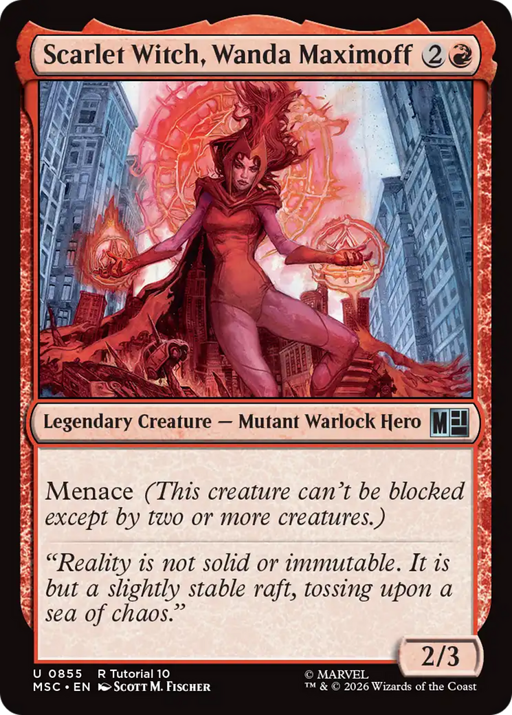 Scarlet Witch, Wanda Maximoff [Marvel Super Heroes Commander] - The Mythic Store | 24h Order Processing