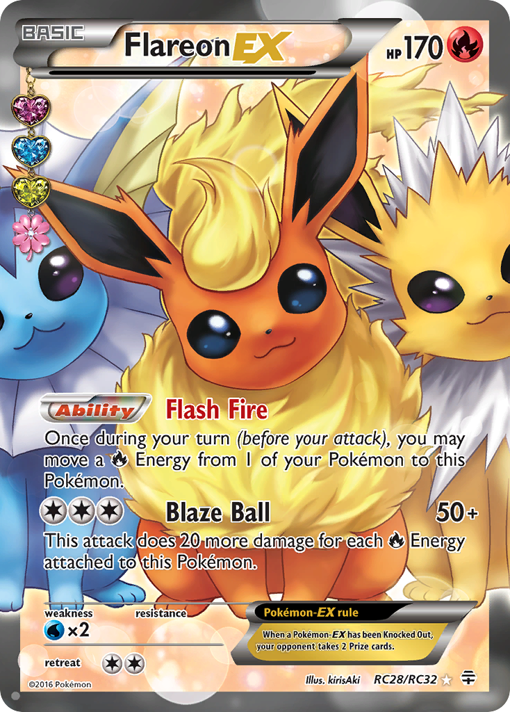 Flareon EX (RC28/RC32) [XY: Generations] - The Mythic Store | 24h Order Processing