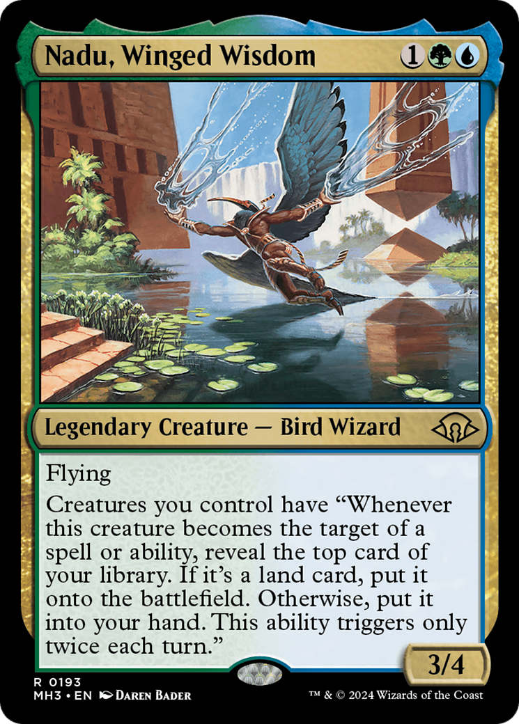 Nadu, Winged Wisdom [Modern Horizons 3] - The Mythic Store | 24h Order Processing