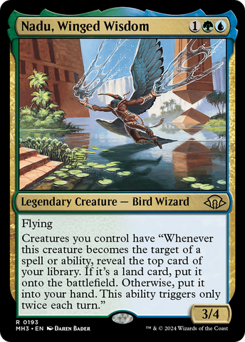 Nadu, Winged Wisdom [Modern Horizons 3] - The Mythic Store | 24h Order Processing