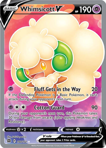 Whimsicott V (160/172) [Sword & Shield: Brilliant Stars] - The Mythic Store | 24h Order Processing