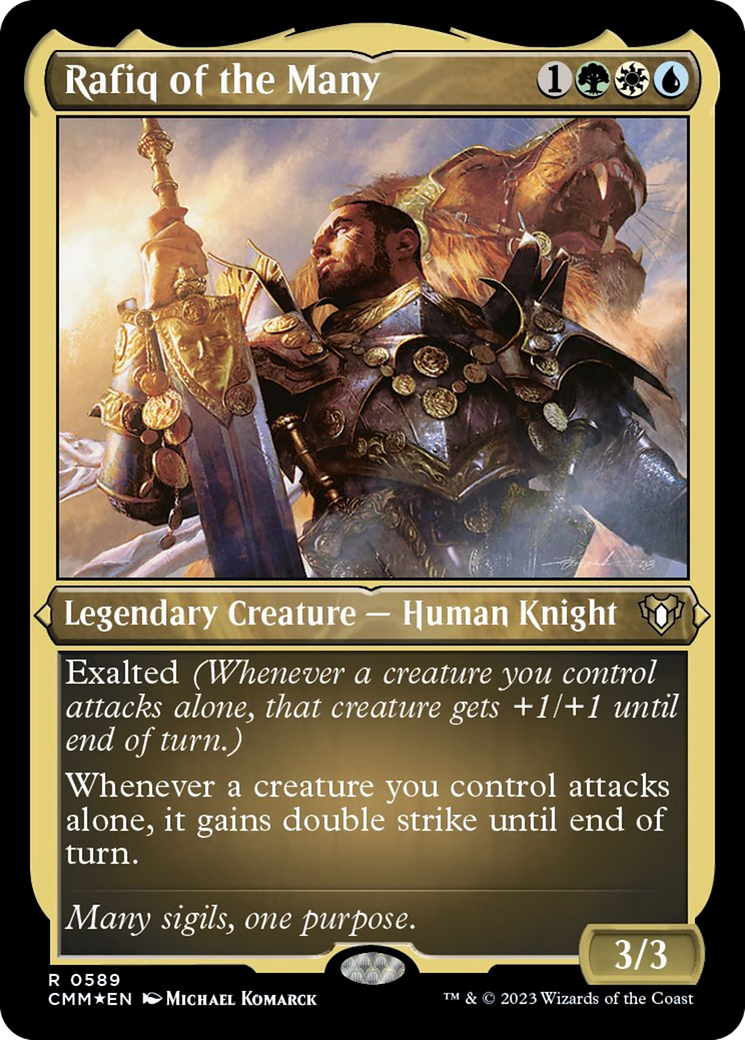 Rafiq of the Many (Foil Etched) [Commander Masters] - The Mythic Store | 24h Order Processing