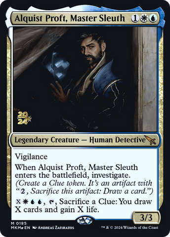 Alquist Proft, Master Sleuth [Murders at Karlov Manor Prerelease Promos] - The Mythic Store | 24h Order Processing