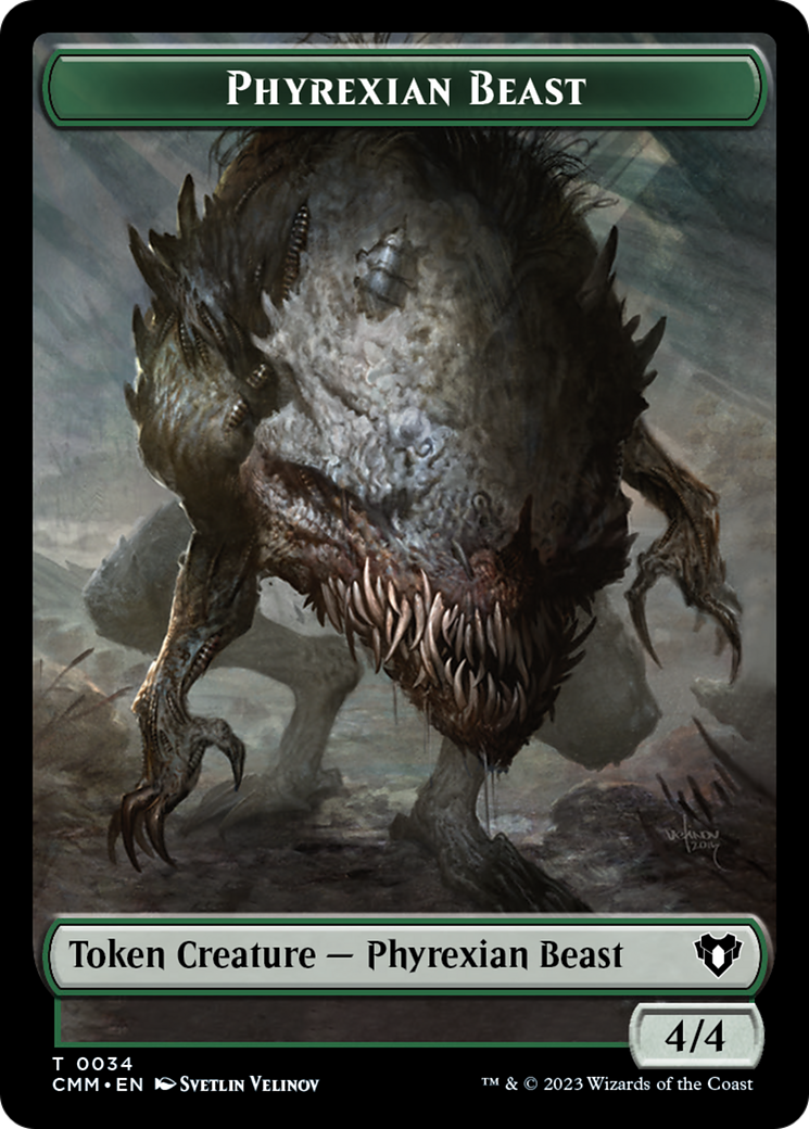 Phyrexian Beast Token [Commander Masters Tokens] - The Mythic Store | 24h Order Processing