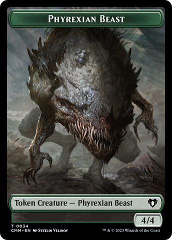 Phyrexian Beast Token [Commander Masters Tokens] - The Mythic Store | 24h Order Processing