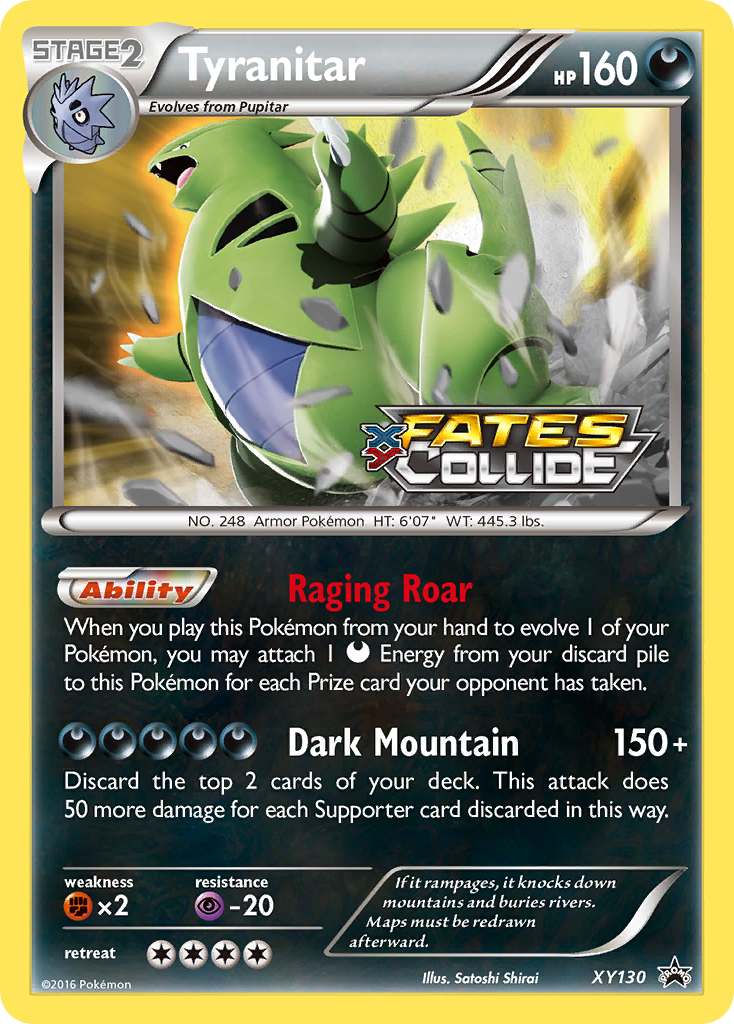 Tyranitar (XY130) [XY: Black Star Promos] - The Mythic Store | 24h Order Processing