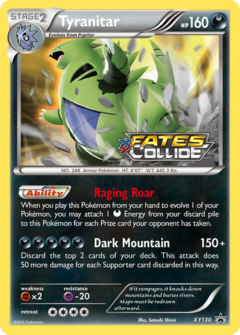 Tyranitar (XY130) [XY: Black Star Promos] - The Mythic Store | 24h Order Processing