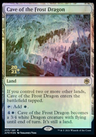 Cave of the Frost Dragon [Dungeons & Dragons: Adventures in the Forgotten Realms Prerelease Promos] - The Mythic Store | 24h Order Processing