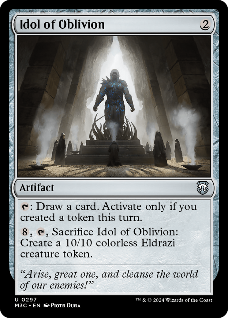 Idol of Oblivion (Ripple Foil) [Modern Horizons 3 Commander] - The Mythic Store | 24h Order Processing