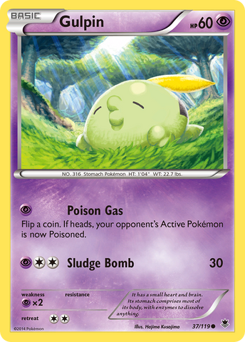 Gulpin (37/119) [XY: Phantom Forces] - The Mythic Store | 24h Order Processing
