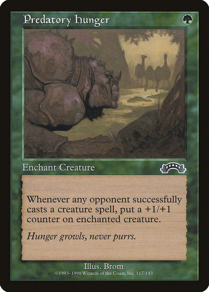 Predatory Hunger [Exodus] - The Mythic Store | 24h Order Processing