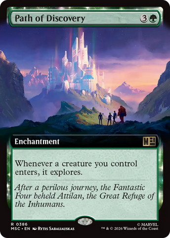 Path of Discovery (Extended Art) [Marvel Super Heroes Commander] - The Mythic Store | 24h Order Processing