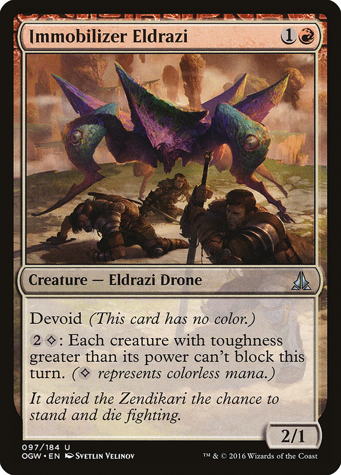 Immobilizer Eldrazi [Oath of the Gatewatch] - The Mythic Store | 24h Order Processing