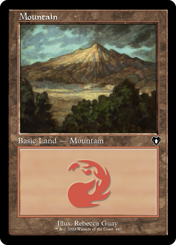 Mountain (447) (Retro) [Commander Masters] - The Mythic Store | 24h Order Processing