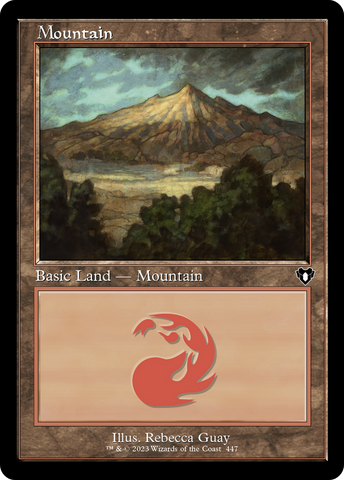 Mountain (447) (Retro) [Commander Masters] - The Mythic Store | 24h Order Processing