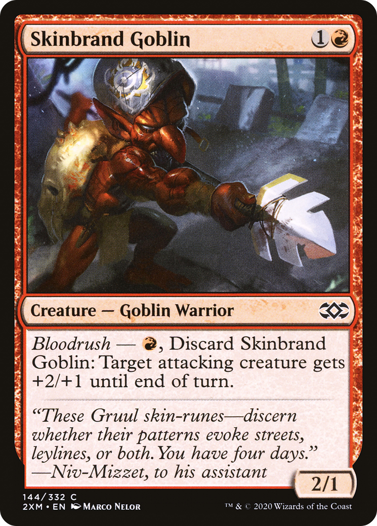 Skinbrand Goblin [Double Masters] - The Mythic Store | 24h Order Processing