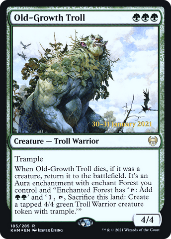 Old-Growth Troll [Kaldheim Prerelease Promos] - The Mythic Store | 24h Order Processing