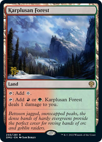 Karplusan Forest [Dominaria United Prerelease Promos] - The Mythic Store | 24h Order Processing