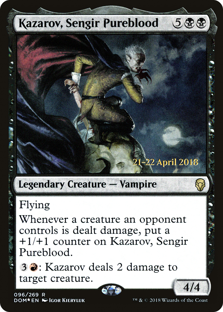 Kazarov, Sengir Pureblood [Dominaria Prerelease Promos] - The Mythic Store | 24h Order Processing