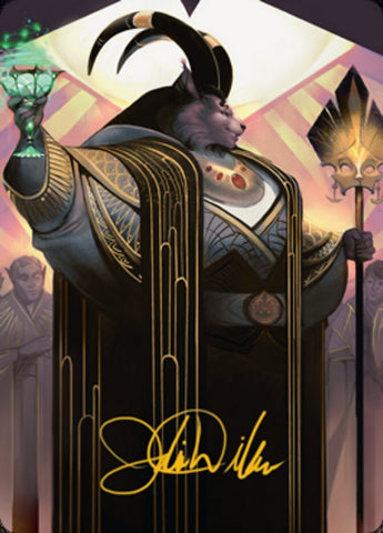 Jetmir, Nexus of Revels 2 Art Card (Gold-Stamped Signature) [Streets of New Capenna Art Series] - The Mythic Store | 24h Order Processing