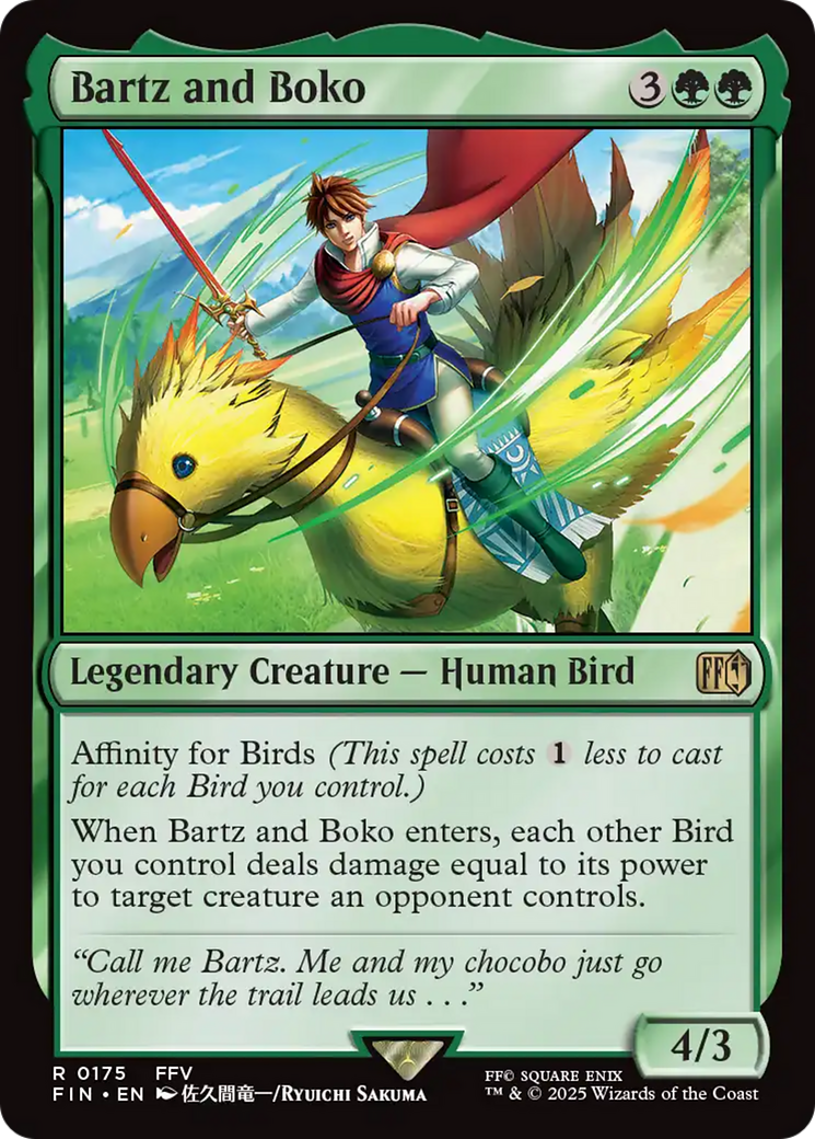 Bartz and Boko [FINAL FANTASY] - The Mythic Store | 24h Order Processing